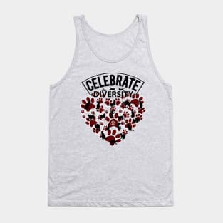 Celebrate Diversity Cat Tank Top